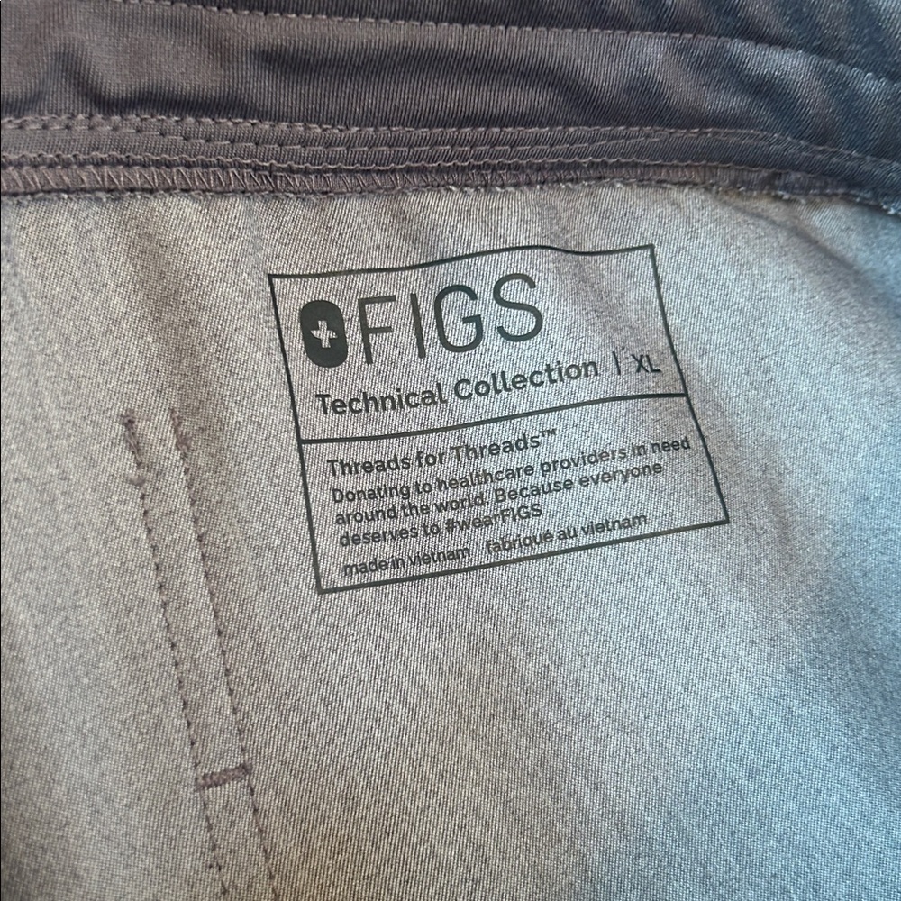 Figs Like New Gray Zamora Joggers Scrub Pants Women’s XL - Picture 4 of 8